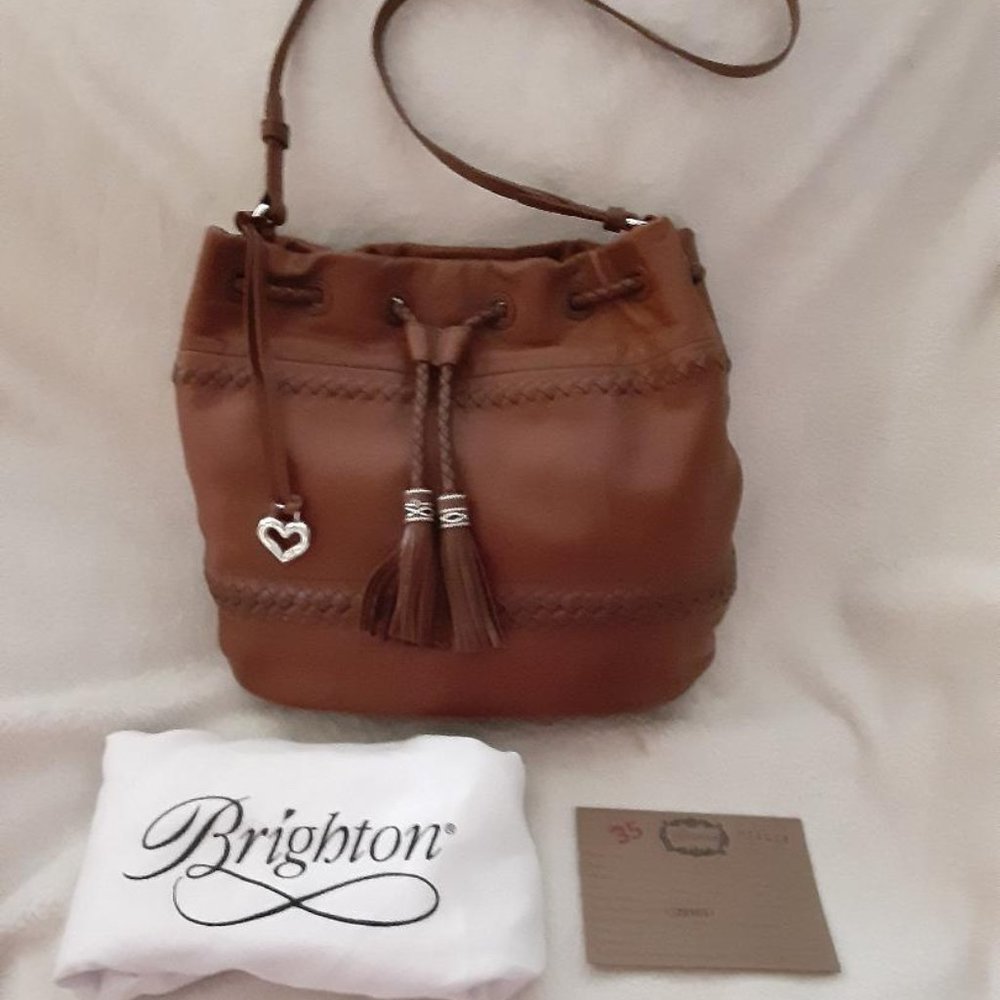 Brown leather Brighton handbag